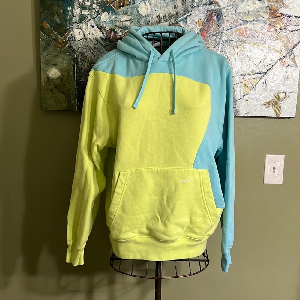 Nike half and half swirl hoodie